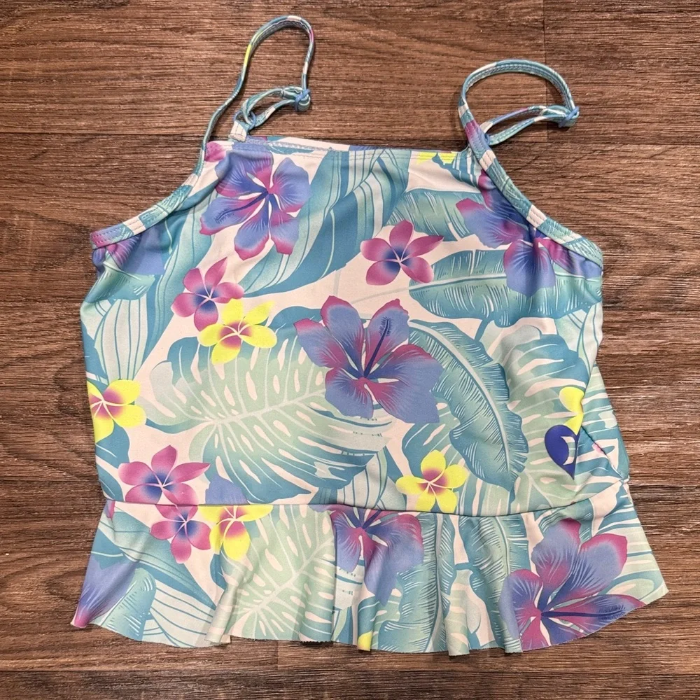Hurley Kids Tropical Bikini Set - Blue and Purple